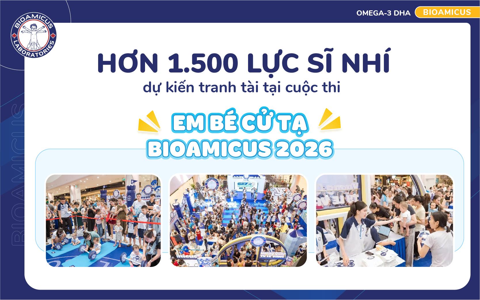 BioAmicus hướng tới xác lập kỷ lục Em bé cử tạ 2026 - 2