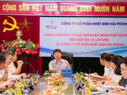 Nhịp cầu doanh nghiệp - Lãnh đạo UBND thành phố Hải Phòng làm việc với Nhiệt điện Hải Phòng, đồng hành tháo gỡ khó khăn cho doanh nghiệp