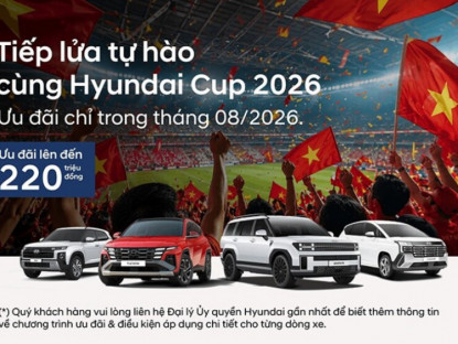 Thông tin doanh nghiệp - Mua xe Hyundai trong tháng 8, nhận ưu đãi lên đến 220 triệu đồng