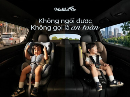 Thông tin doanh nghiệp - MalibuAir: Một chiếc ghế ô tô chỉ thực sự an toàn khi trẻ sẵn sàng ngồi đúng