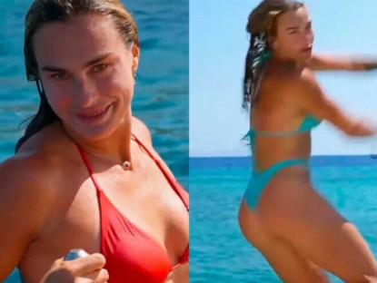 Thể thao - Sabalenka diện bikini nhỏ xíu gây choáng, sẵn sàng tranh cúp Cincinnati Open