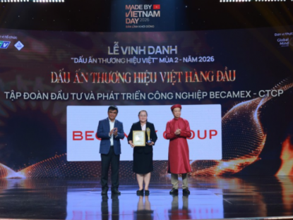 Thông tin doanh nghiệp - Becamex: “Dấu ấn Thương hiệu Việt hàng đầu” và sứ mệnh kiến tạo động lực tăng trưởng mới cho TP. HCM