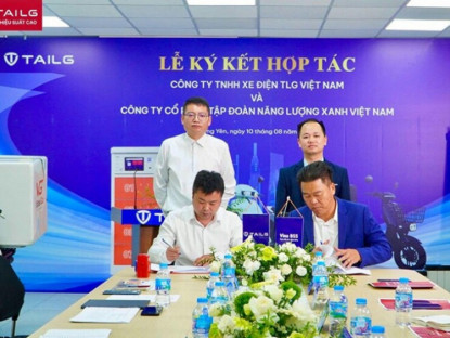 Thông tin doanh nghiệp - TAILG bắt tay Tập đoàn Năng lượng Xanh Việt Nam phát triển xe máy điện vận tải đổi pin trên hạ tầng trạm đổi pin công cộng Vina BSS.