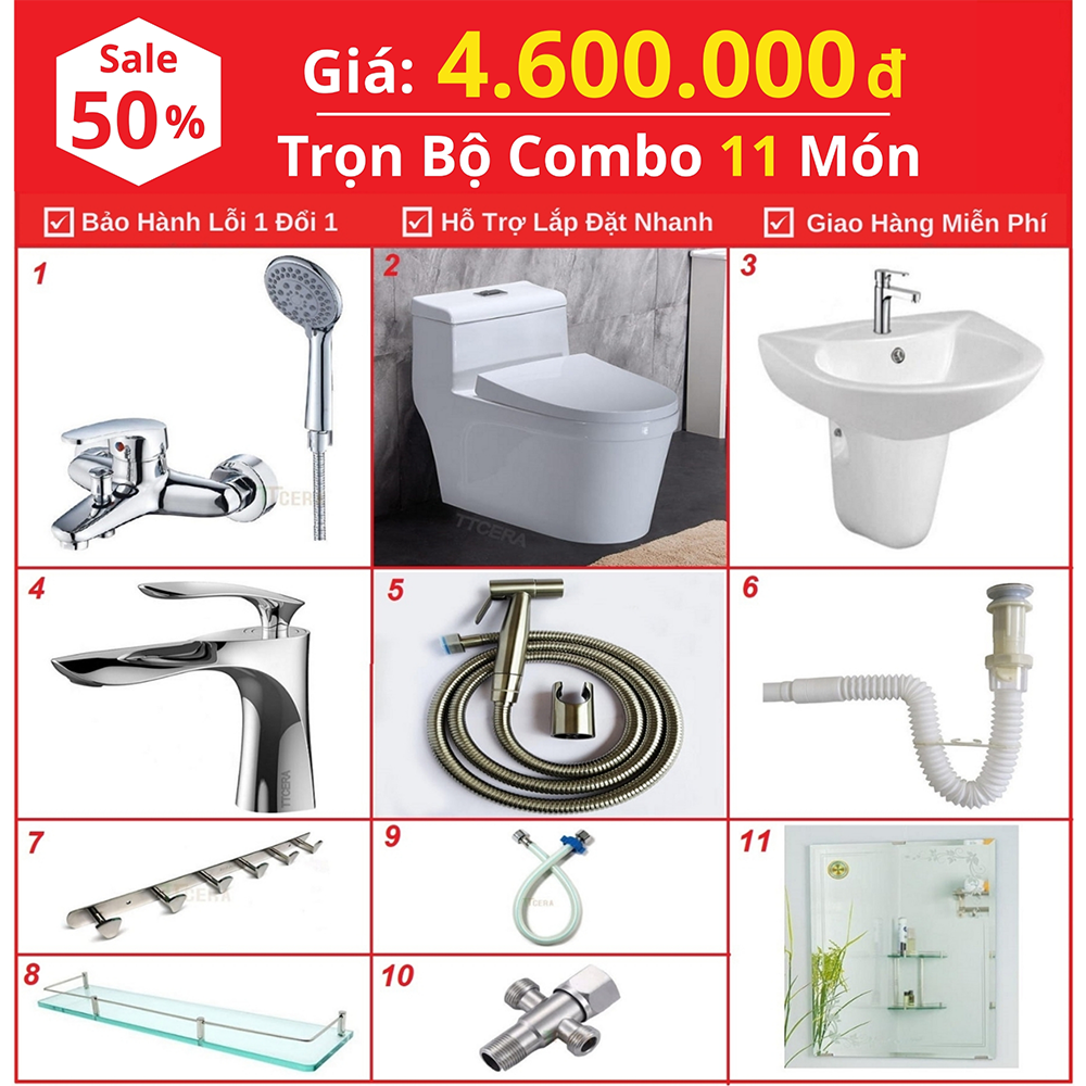 Săn sale thiết bị vệ sinh tháng 8 tại TTCERA - giảm tới 50% - 2