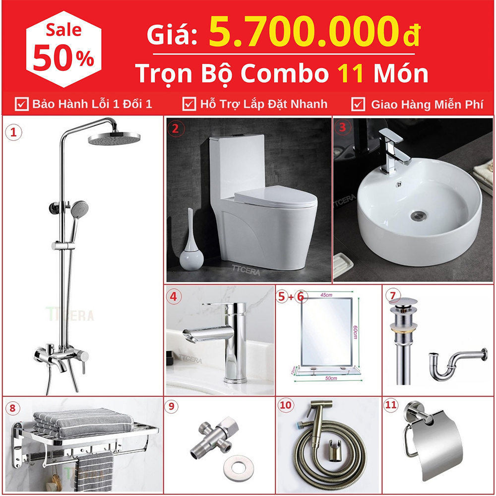 Săn sale thiết bị vệ sinh tháng 8 tại TTCERA - giảm tới 50% - 3