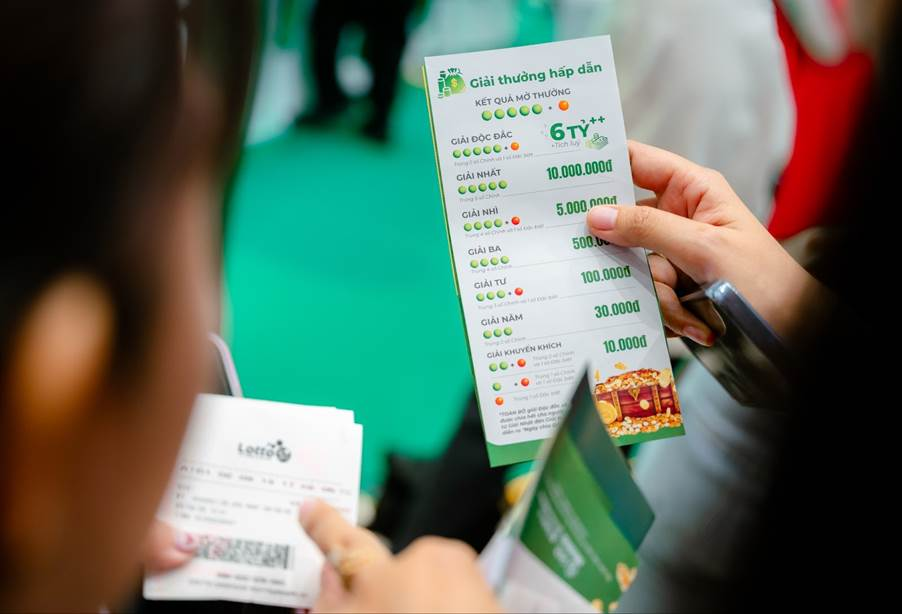 Điểm bán vé số Vietlott đông vui, nhộn nhịp nhờ Lotto 5/35 - 1