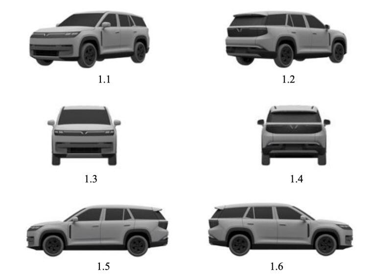 Xe SUV cỡ lớn mới ngụy trang xuất hiện tại nhà máy VinFast - 2