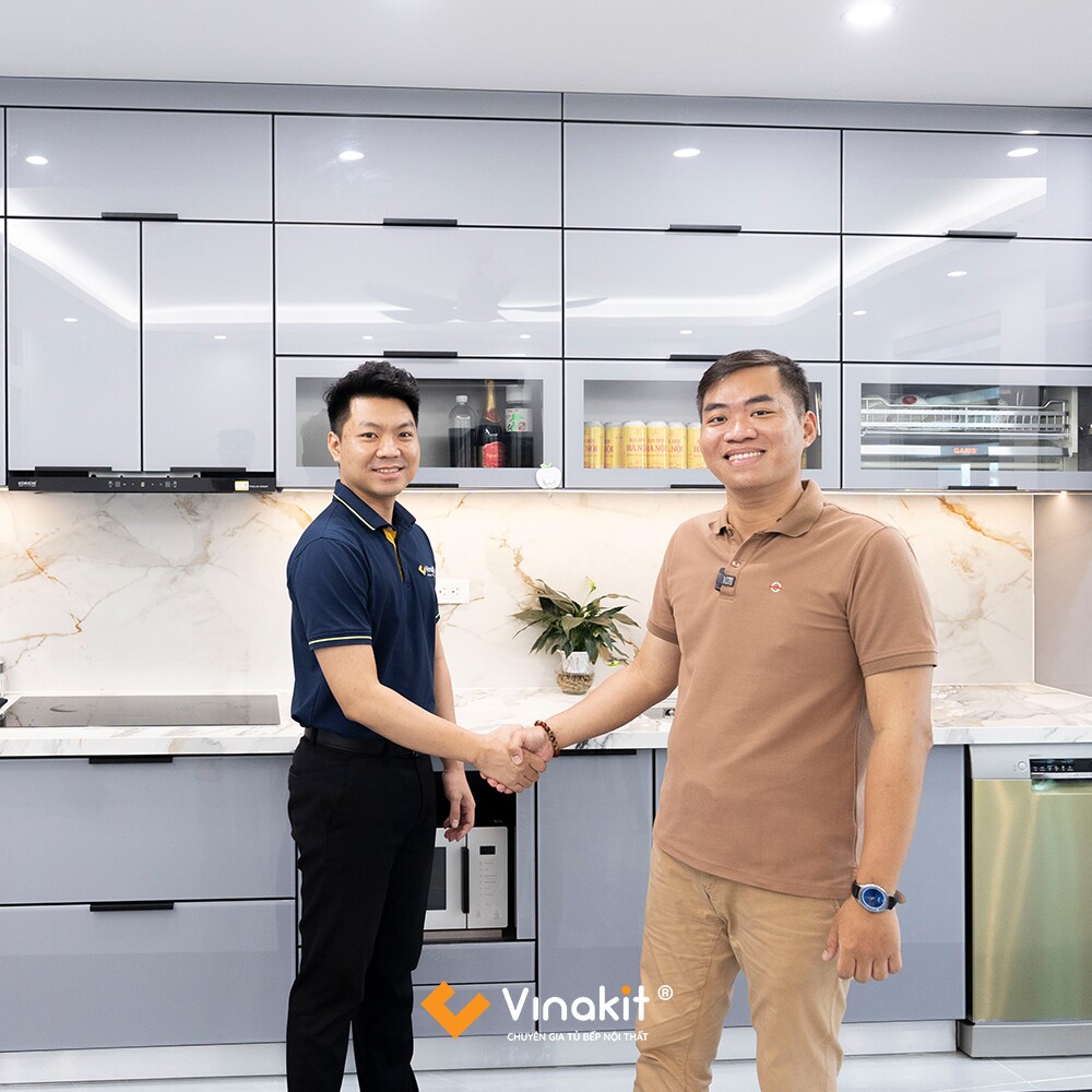 Tủ bếp inox Quốc dân Vinakit - Siêu phẩm Tủ bếp inox chất lượng cao cho mọi gia đình Việt - 2