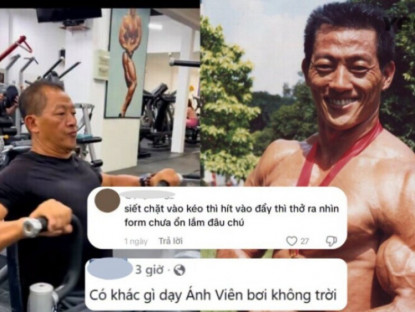 Thể thao - Cười ra nước mắt: “Chuyên gia online” dạy huyền thoại Lý Đức cách tập gym