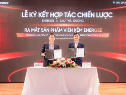 Thông tin doanh nghiệp - Energee bắt tay Sao Thái Dương phát triển Viên Kẽm Energee 13mg kẽm nguyên tố