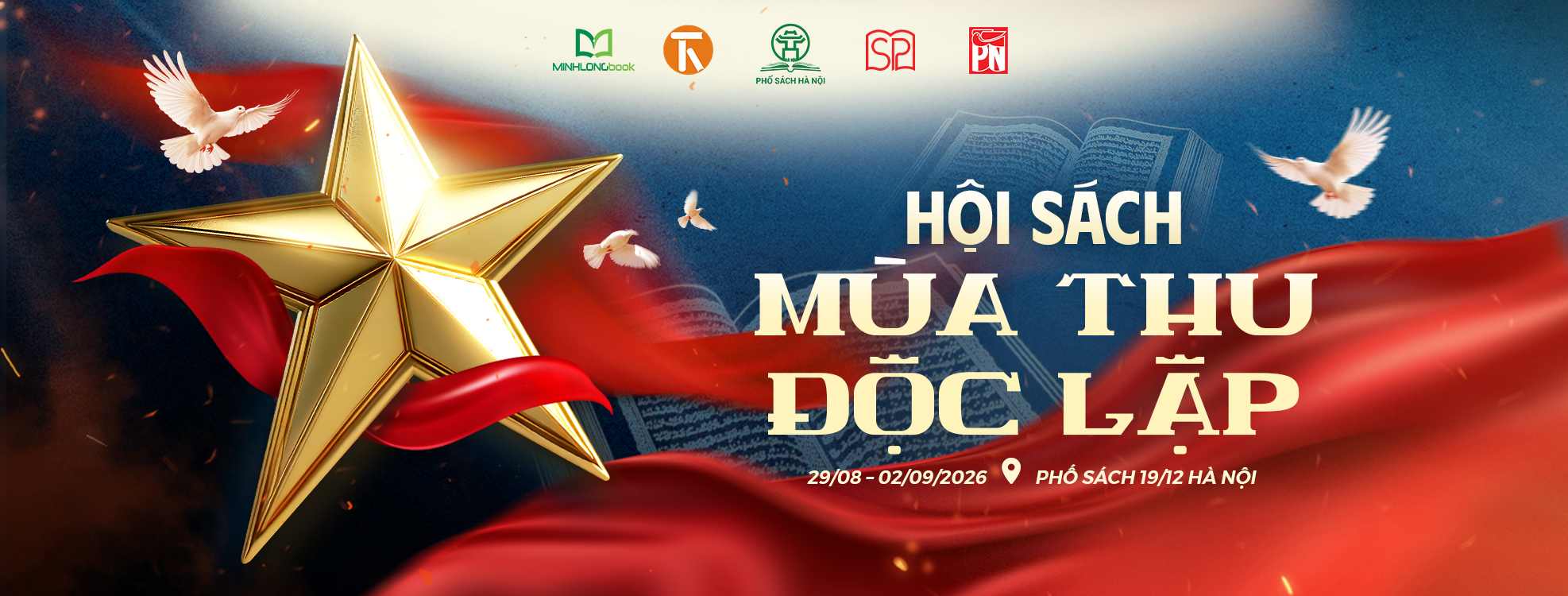 Hội sách Mùa Thu độc lập 2026 “Mở trang sách-Tự hào Việt Nam” - 1