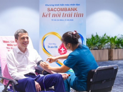 Thông tin doanh nghiệp - “Kết nối trái tim” và hành trình 14 năm SACOMBANK trao giọt hồng sẻ chia sự sống