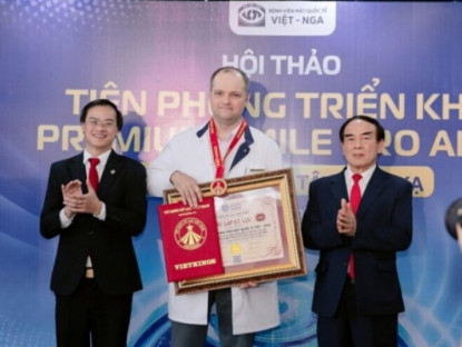 Thông tin doanh nghiệp - Mắt Việt – Nga xác lập Kỷ lục Việt Nam về phẫu thuật Premium SMILE Pro AI 4.0