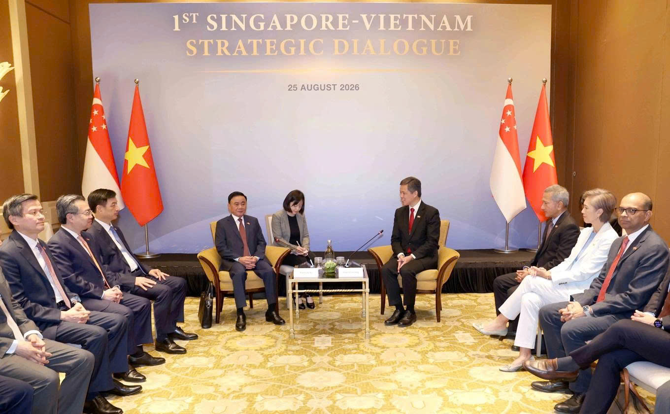 Lễ đón Thường trực Ban Bí thư Trần Cẩm Tú thăm chính thức Singapore - 2