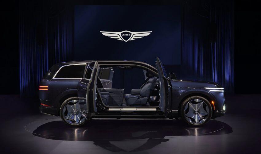 Ra mắt Genesis GV90, kiểu mở cửa như Rolls-Royce - 2