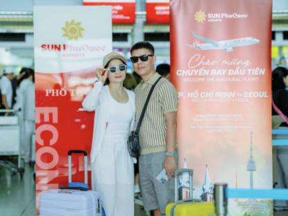 Thông tin doanh nghiệp - Sun PhuQuoc Airways khai trương hai đường bay thẳng Hà Nội - Seoul và TP.HCM - Seoul