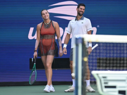 Thể thao - Nữ số 1 thế giới bị chỉ trích vì mặc "như không" đánh cặp cùng Djokovic ở US Open