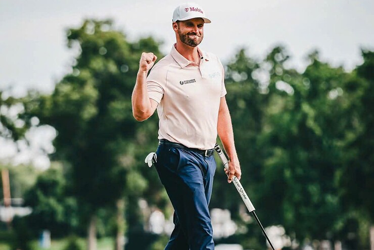Wyndham Clark bứt tốc khủng khiếp, lên ngôi ở sự kiện FedEx-cup-playoffs BMW Championship - 1