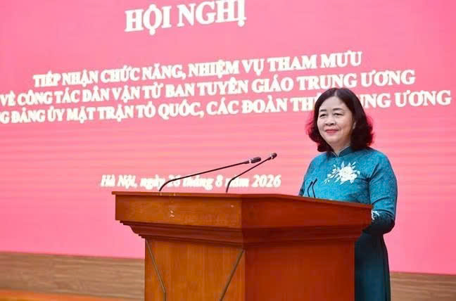 Đưa bộ máy tham mưu chiến lược về dân vận về 'ngôi nhà chung' đại đoàn kết - 3