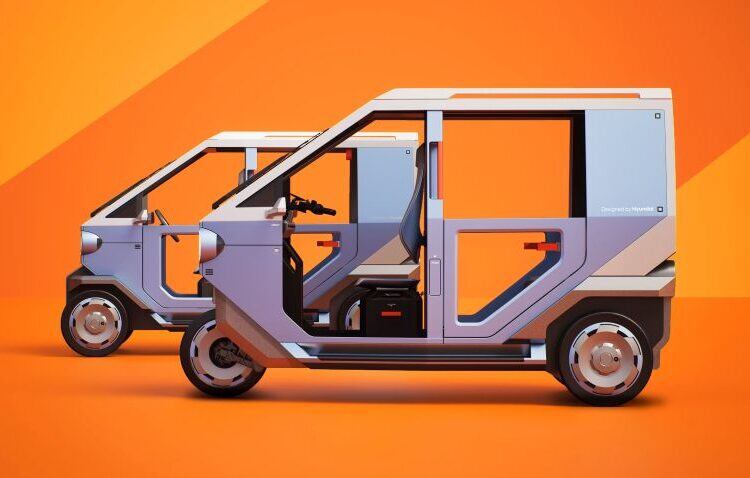 Xe điện ba bánh Hyundai E3W lộ diện - 2