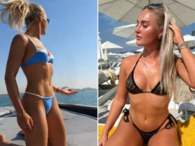 Mỹ nhân golf gạt bay nỗi buồn thua trận bằng loạt ảnh bikini 