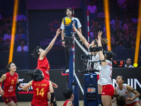 Trực tiếp bóng chuyền nữ Việt Nam - Trung Quốc: Set 3 chóng vánh (Giải châu Á) (Kết thúc)