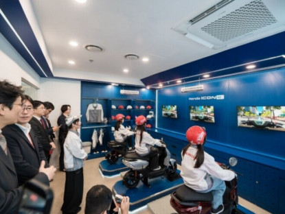 Thông tin doanh nghiệp - Honda Việt Nam hợp tác với Kidzania Hà Nội ra mắt sân chơi trải nghiệm “Trung tâm công nghệ xe máy điện Honda”