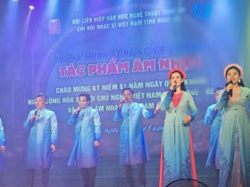 Nghệ An giới thiệu tác phẩm mới chào mừng 81 năm Quốc khánh 2-9 và Ngày Âm nhạc Việt Nam