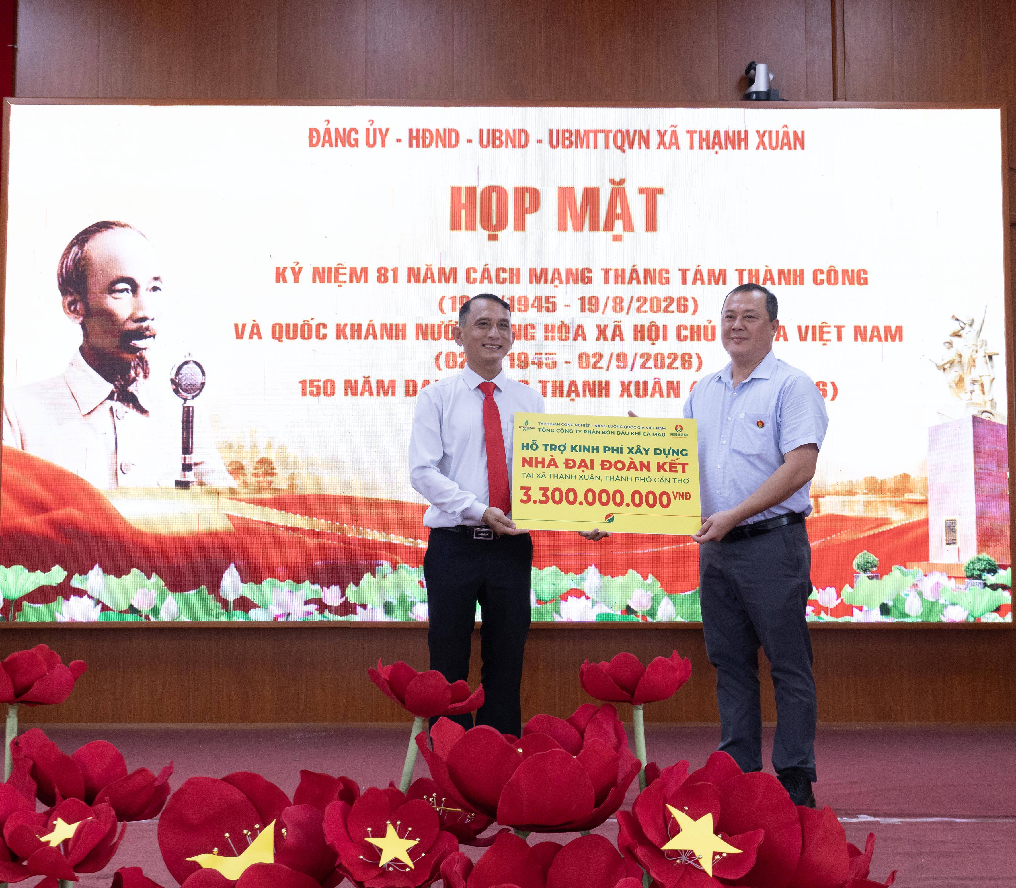 Thêm 55 mái ấm được Phân Bón Cà Mau trao tặng tại Thạnh Xuân, thành phố Cần Thơ - 2