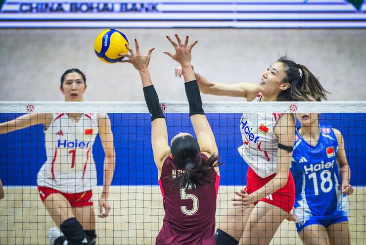 Kết quả bóng chuyền nữ Trung Quốc - Thái Lan: 5 set đỉnh cao, vô địch vỡ òa (Chung kết châu Á) - 1