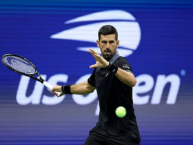 Video tennis Djokovic - Navone: Chật vật 4 set (US Open)