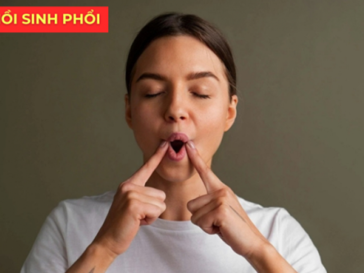 Cách hít thở chuẩn không cần chỉnh giúp đàm tự bật ra, ho giảm, thở nhẹ cả ngày
