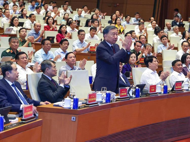 Các đồng chí lãnh đạo Đảng, Nhà nước dự Hội nghị quán triệt, triển khai thực hiện một số nghị quyết, chỉ thị của Bộ Chính trị