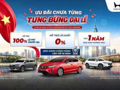 Thông tin doanh nghiệp - Ưu đãi chưa từng – Tưng bừng đại lễ tại Honda Việt Nam