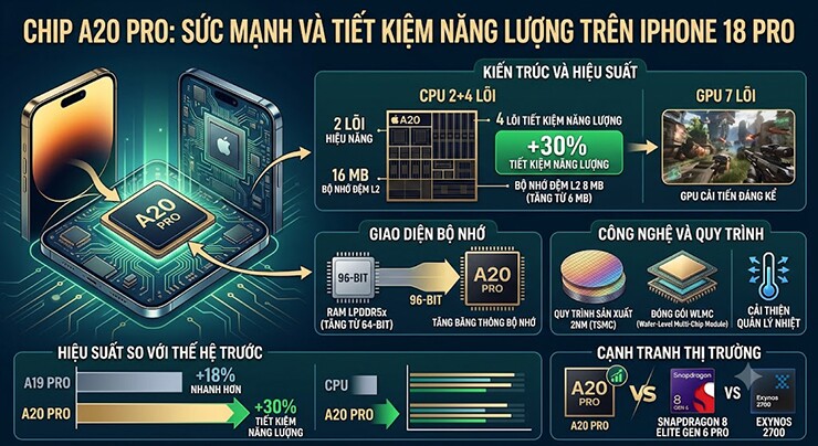 iPhone 18 Pro chuẩn bị có “quái vật” A20 Pro mạnh chưa từng thấy - 2