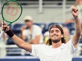 Rực lửa tennis US Open: Tsitsipas lần đầu vào vòng 4, Medvedev thắng dễ