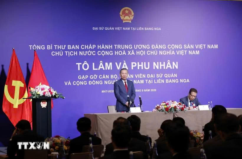 Tổng Bí thư, Chủ tịch nước mong doanh nhân người Việt tại Nga tiếp tục là hạt nhân thúc đẩy hợp tác hai nước - 1