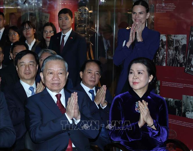 Tổng Bí thư, Chủ tịch nước Tô Lâm dự Chương trình khai trương Không gian Di sản và Kết nối văn hóa Việt-Nga - 1