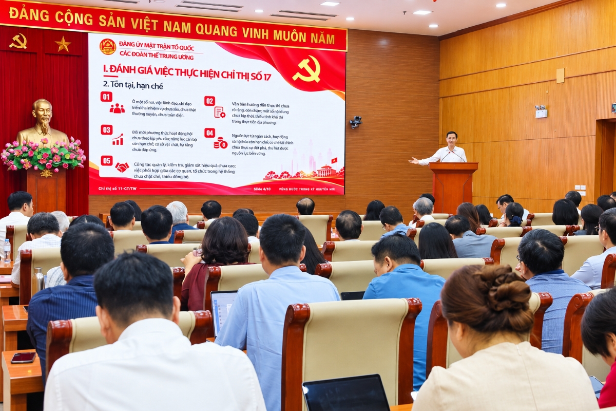 Đảng bộ MTTQ, các đoàn thể TW quán triệt chỉ thị mới của Đảng, lấy kết quả công việc làm thước đo - 4