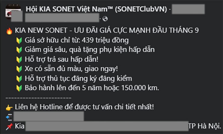 Kia Sonet giảm giá mạnh tại đại lý, bản AT chưa đến 440 triệu đồng - 2