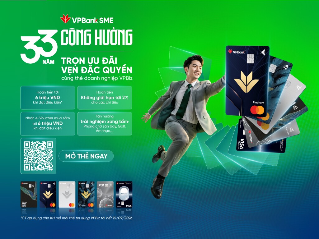 VPBank SME mở rộng “menu” thẻ cho doanh nghiệp - 1