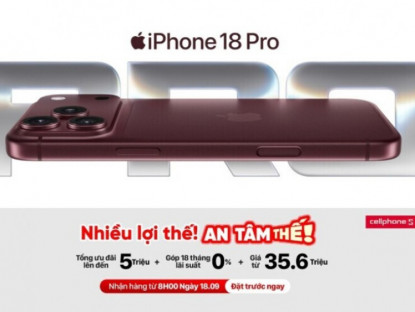 Thông tin doanh nghiệp - Đặt trước iPhone 18 Pro, iPhone 18 Pro Max chính hãng, ưu đãi đến 5 triệu