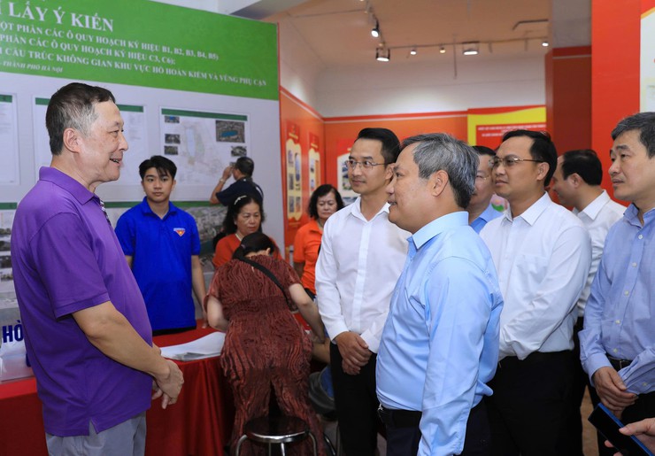 Chủ tịch Hà Nội Vũ Đại Thắng kiểm tra công tác tổ chức lấy ý kiến đối với 02 nhóm đồ án quy hoạch - 2
