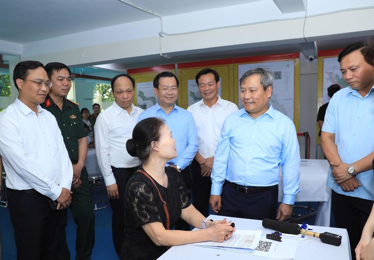 Chủ tịch Hà Nội Vũ Đại Thắng kiểm tra công tác tổ chức lấy ý kiến đối với 02 nhóm đồ án quy hoạch - 3