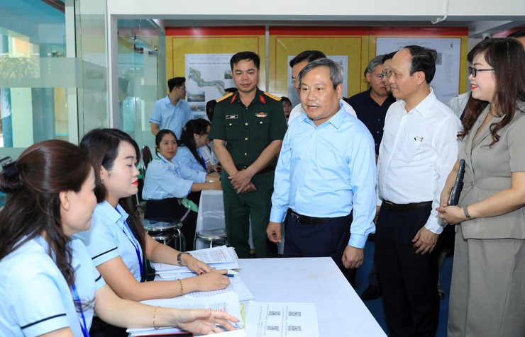 Chủ tịch Hà Nội Vũ Đại Thắng kiểm tra công tác tổ chức lấy ý kiến đối với 02 nhóm đồ án quy hoạch - 4