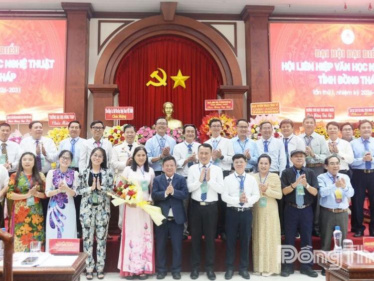 Tin liên hiệp VHNT - Đại hội đại biểu Hội Liên hiệp Văn học Nghệ thuật tỉnh Đồng Tháp lần thứ I: Mở rộng không gian sáng tạo