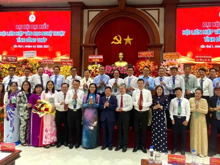 Đại hội đại biểu Hội Liên hiệp Văn học Nghệ thuật tỉnh Đồng Tháp lần thứ I: Kết nối dòng chảy văn hóa, khơi mở không gian sáng tạo vùng đất 