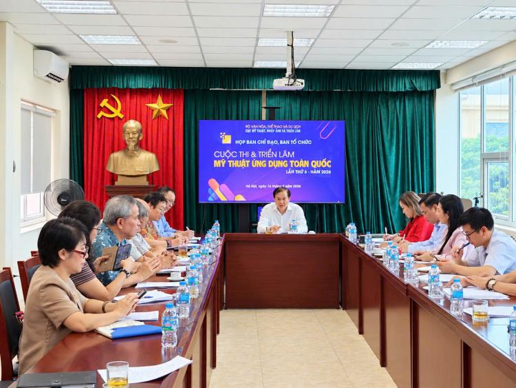 Hướng tới Triển lãm Mỹ thuật ứng dụng toàn quốc 2026 chất lượng, giàu sức sáng tạo
