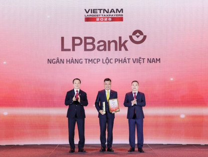 Thông tin doanh nghiệp - LPBank được vinh danh Top 6 ngân hàng tư nhân nộp ngân sách lớn nhất Việt Nam 2026