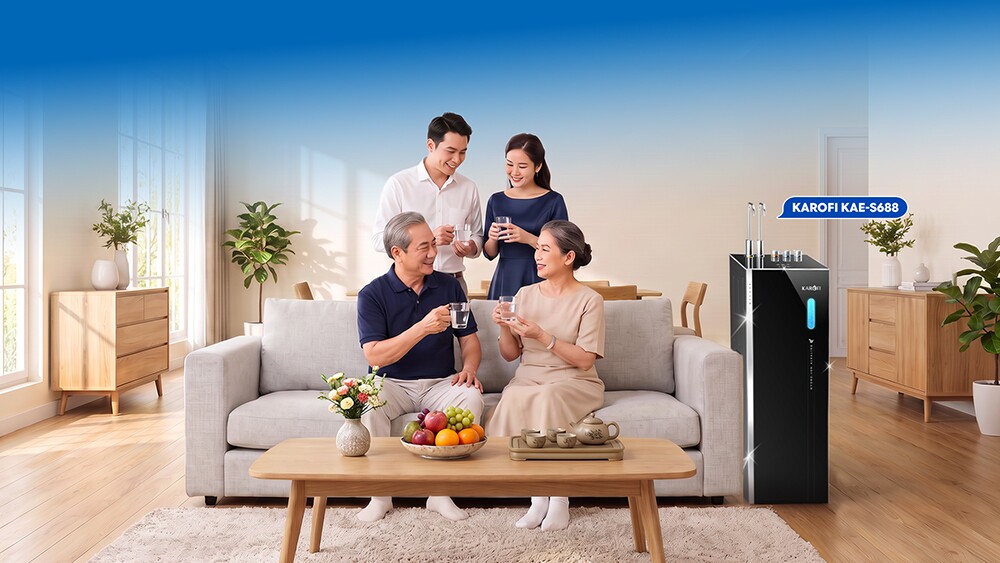 Karofi đưa quá trình điện phân từ bên trong máy ra gần hơn với người dùng - 1